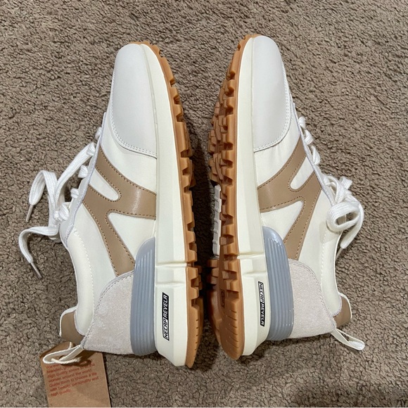 Somiliss Necap Revela Sneaker Leather Suede Women Walking US Sz 8.5 EUR 40 Beige - Picture 8 of 11